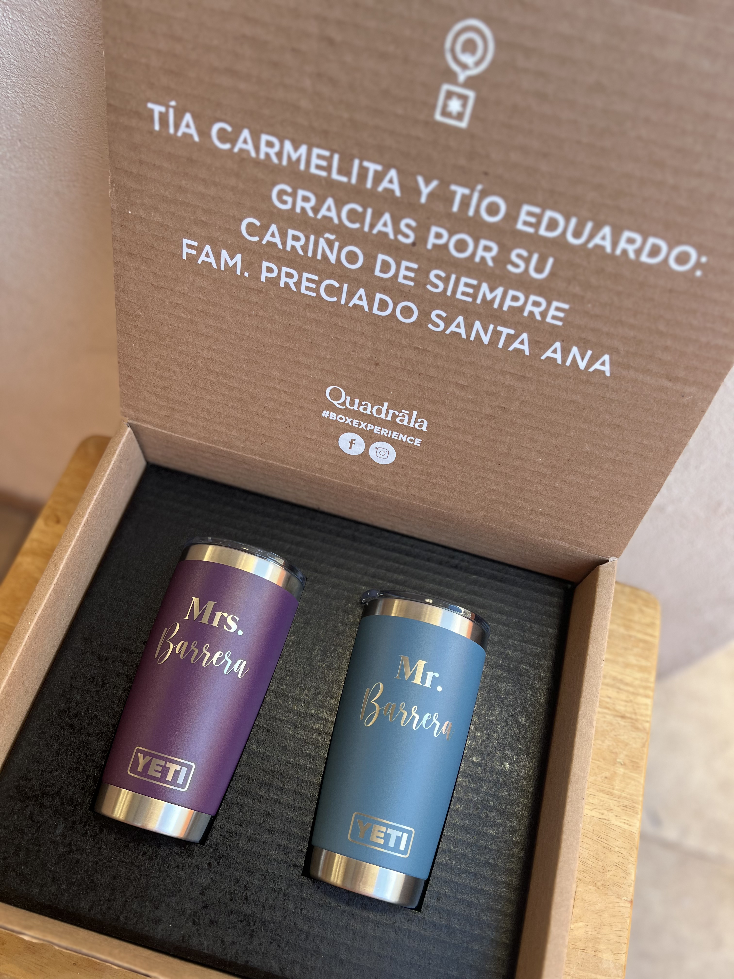 Yeti Skinny 20 Oz Personalizado Para Novios Boda Grabado