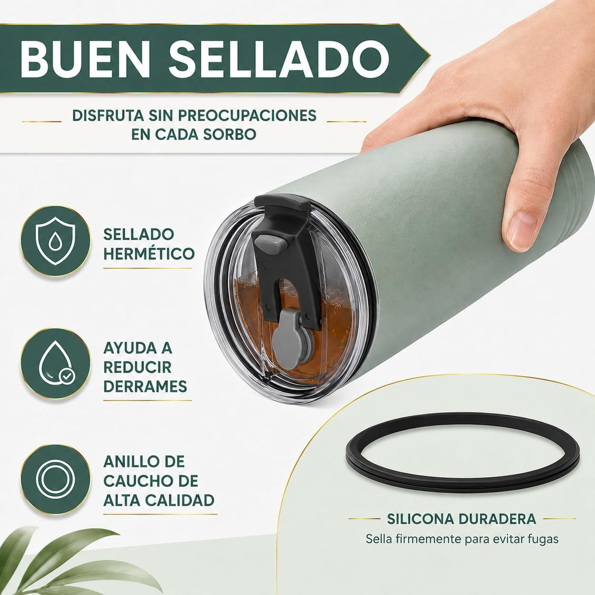 Tapa Genérica Antiderrames para Termos de 20 oz